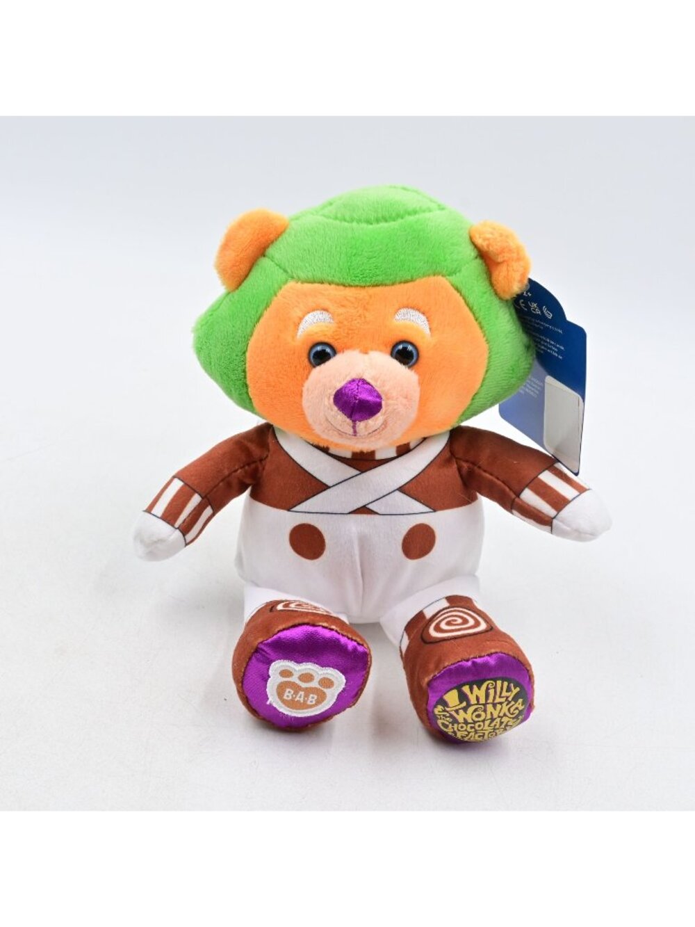 Build-A-Bear Willy Wonka Chocolate Factory Oompa Loompa Mini Plush 9" Teddy NWT